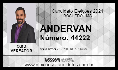 Candidato ANDERVAN 2024 - ROCHEDO - Eleições