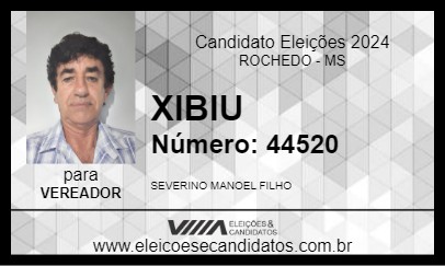 Candidato XIBIU 2024 - ROCHEDO - Eleições