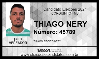 Candidato THIAGO NERY 2024 - CORGUINHO - Eleições