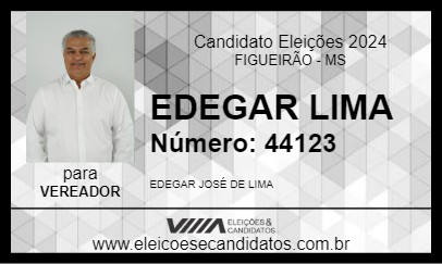 Candidato EDEGAR LIMA 2024 - FIGUEIRÃO - Eleições