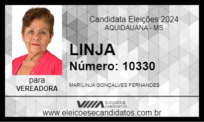 Candidato LINJA 2024 - AQUIDAUANA - Eleições