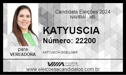 Candidato KATYUSCIA 2024 - NAVIRAÍ - Eleições