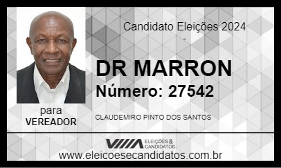 Candidato DR MARRON 2024 - DOURADOS - Eleições