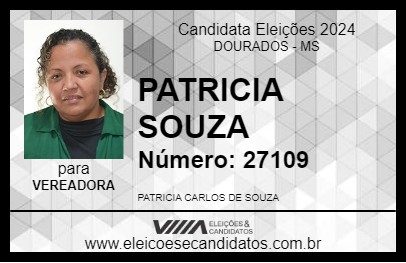 Candidato PATRICIA SOUZA  2024 - DOURADOS - Eleições