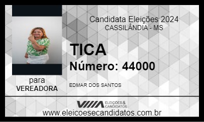 Candidato TICA 2024 - CASSILÂNDIA - Eleições