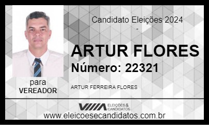 Candidato ARTUR FLORES 2024 - AQUIDAUANA - Eleições