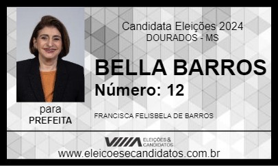 Candidato BELA BARROS 2024 - DOURADOS - Eleições