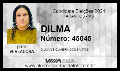 Candidato DILMA 2024 - PARANHOS - Eleições