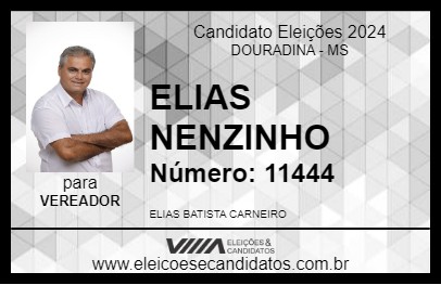 Candidato ELIAS NENZINHO 2024 - DOURADINA - Eleições