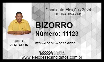 Candidato BIZORRO 2024 - DOURADINA - Eleições