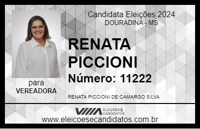 Candidato RENATA PICCIONI 2024 - DOURADINA - Eleições