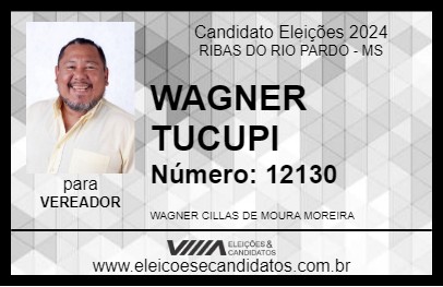 Candidato WAGNER TUCUPI 2024 - RIBAS DO RIO PARDO - Eleições