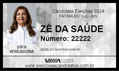 Candidato ZÊ DA SAÚDE 2024 - FÁTIMA DO SUL - Eleições