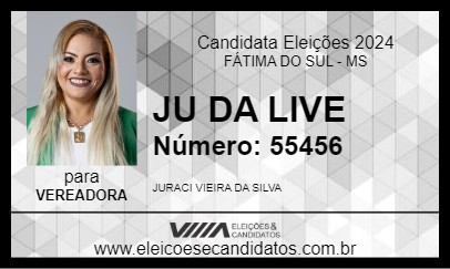 Candidato JU DA LIVE 2024 - FÁTIMA DO SUL - Eleições