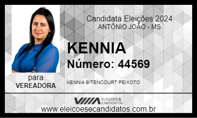 Candidato KENNIA 2024 - ANTÔNIO JOÃO - Eleições