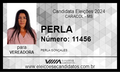 Candidato PERLA 2024 - CARACOL - Eleições