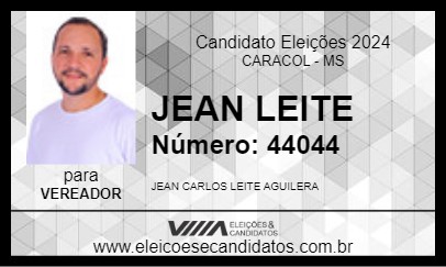 Candidato JEAN LEITE 2024 - CARACOL - Eleições