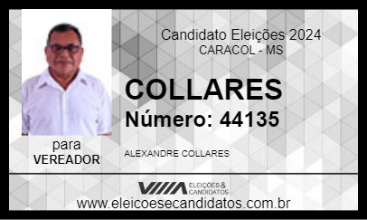 Candidato COLLARES 2024 - CARACOL - Eleições