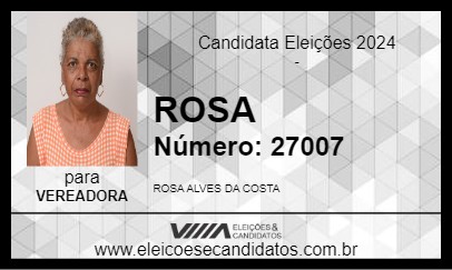 Candidato ROSA 2024 - COXIM - Eleições