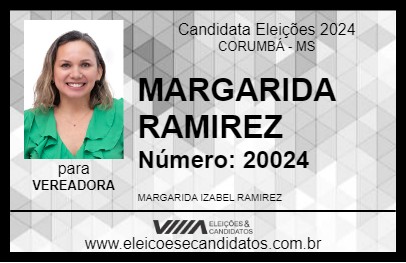 Candidato MARGARIDA RAMIREZ 2024 - CORUMBÁ - Eleições