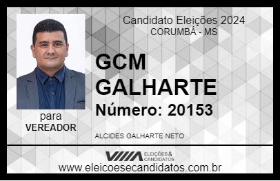 Candidato GALHARTE 2024 - CORUMBÁ - Eleições