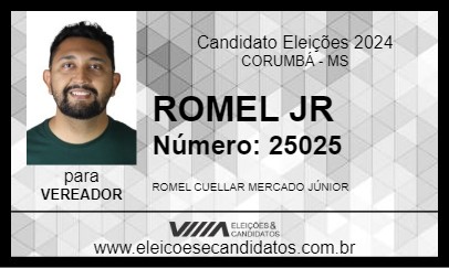 Candidato ROMEL JR 2024 - CORUMBÁ - Eleições