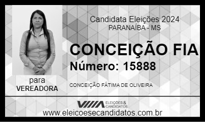 Candidato CONCEIÇÃO FIA 2024 - PARANAÍBA - Eleições