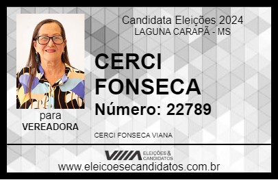 Candidato CERCI FONSECA 2024 - LAGUNA CARAPÃ - Eleições