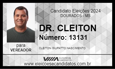 Candidato DR. CLEITON 2024 - DOURADOS - Eleições