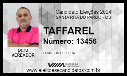 Candidato TAFFAREL 2024 - SANTA RITA DO PARDO - Eleições