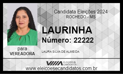 Candidato LAURINHA 2024 - ROCHEDO - Eleições