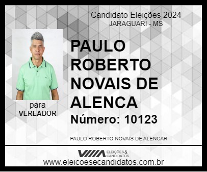 Candidato PAULINHO DA CONVENIÊNCIA 2024 - JARAGUARI - Eleições