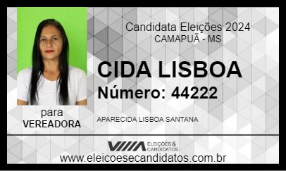 Candidato CIDA LISBOA 2024 - CAMAPUÃ - Eleições