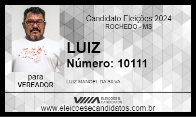 Candidato LUIZ 2024 - ROCHEDO - Eleições