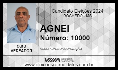 Candidato AGNEI 2024 - ROCHEDO - Eleições