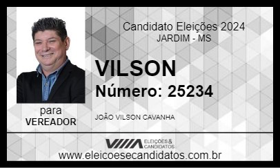 Candidato VILSON 2024 - JARDIM - Eleições