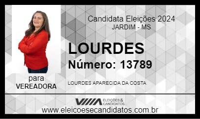 Candidato LOURDES 2024 - JARDIM - Eleições