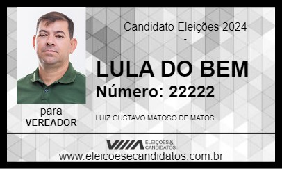 Candidato LULA DA DIREITA 2024 - JARDIM - Eleições