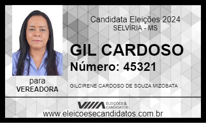 Candidato GIL CARDOSO 2024 - SELVÍRIA - Eleições