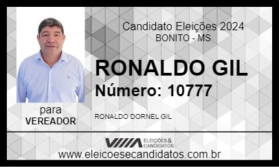 Candidato RONALDO GIL 2024 - BONITO - Eleições