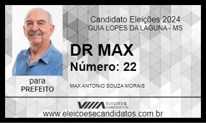 Candidato DR MAX 2024 - GUIA LOPES DA LAGUNA - Eleições