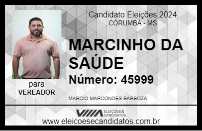 Candidato MARCINHO DA SAÚDE 2024 - CORUMBÁ - Eleições