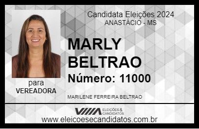 Candidato MARY BELTRÃO 2024 - ANASTÁCIO - Eleições