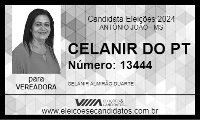 Candidato CELANIR DO PT 2024 - ANTÔNIO JOÃO - Eleições