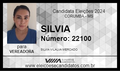 Candidato SILVIA 2024 - CORUMBÁ - Eleições