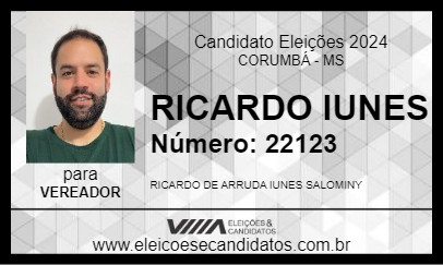 Candidato RICARDO IUNES 2024 - CORUMBÁ - Eleições