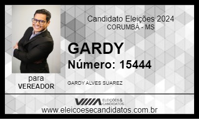 Candidato GARDY 2024 - CORUMBÁ - Eleições