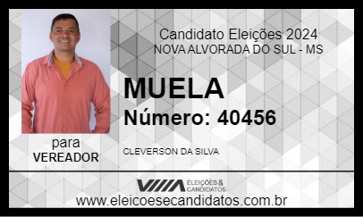 Candidato MUELA 2024 - NOVA ALVORADA DO SUL - Eleições