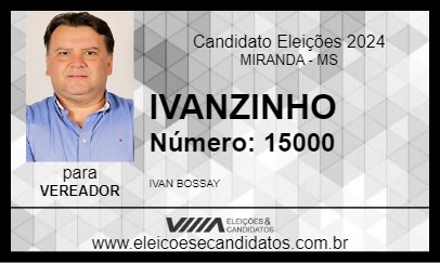 Candidato IVANZINHO 2024 - MIRANDA - Eleições