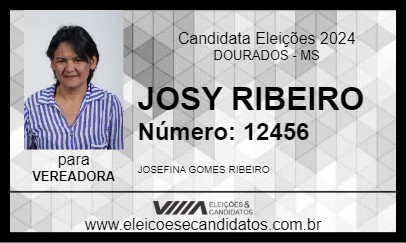 Candidato JOSY RIBEIRO 2024 - DOURADOS - Eleições